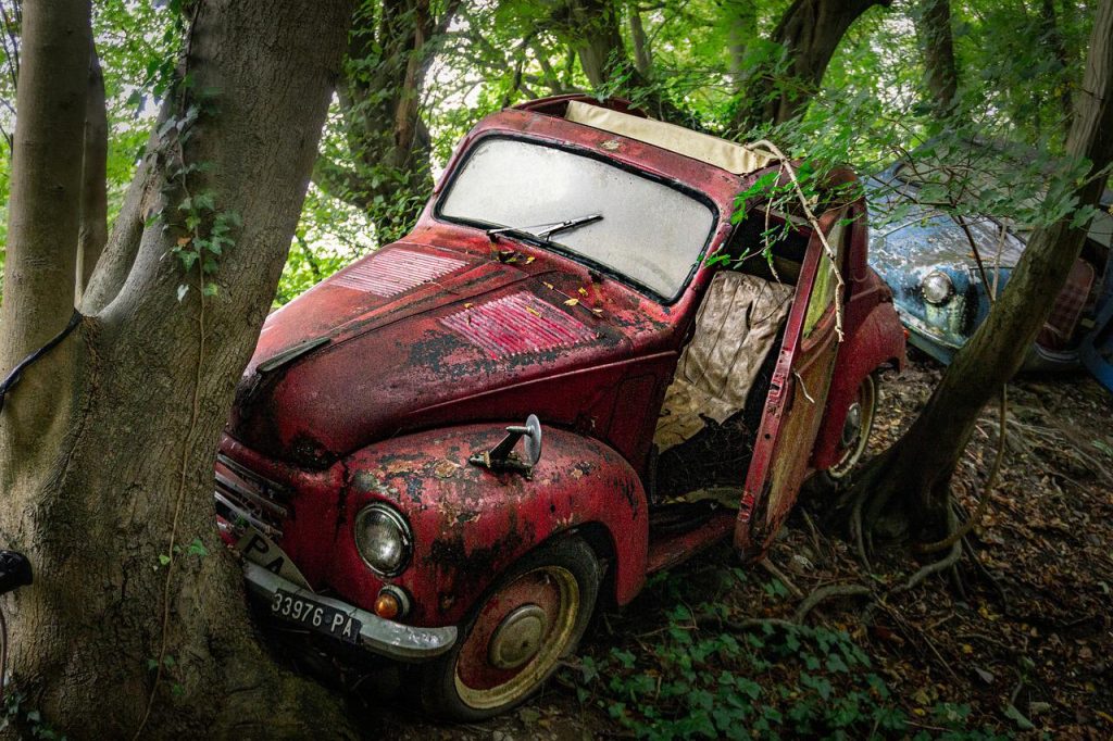 Old car removal near me in Tapping